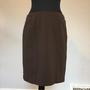 Y2K Express Brown Mini Skirt, M